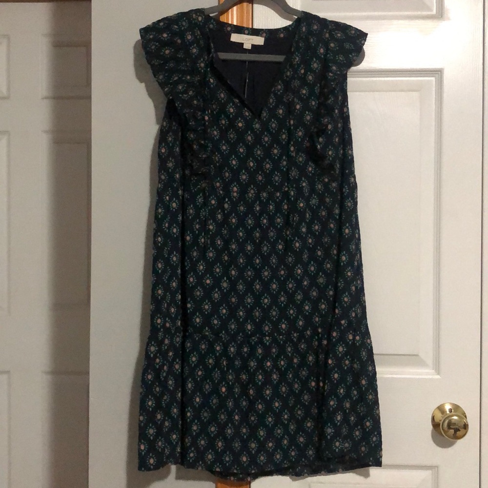 Loft Printed Sleeveless Dress